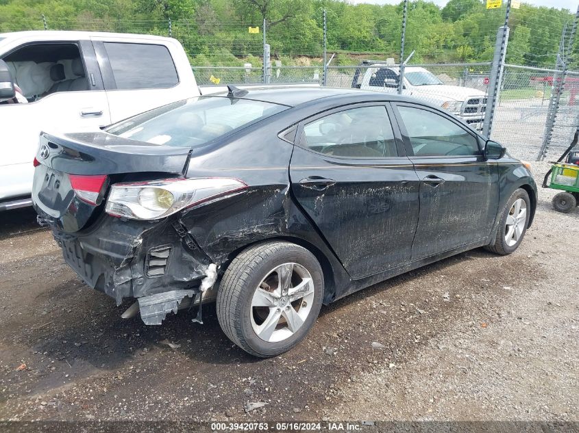 2013 Hyundai Elantra Gls VIN: 5NPDH4AEXDH313478 Lot: 39420753