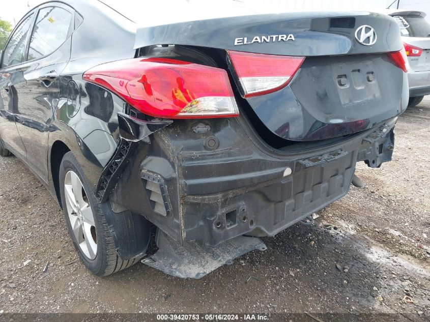 2013 Hyundai Elantra Gls VIN: 5NPDH4AEXDH313478 Lot: 39420753