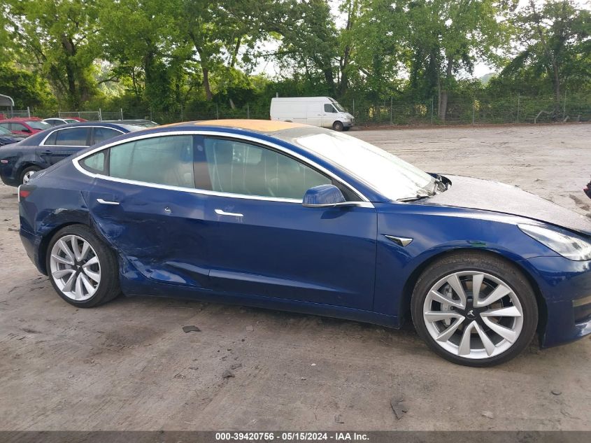 2018 Tesla Model 3 Long Range/Performance VIN: 5YJ3E1EB0JF146383 Lot: 39420756