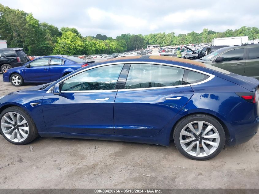 2018 Tesla Model 3 Long Range/Performance VIN: 5YJ3E1EB0JF146383 Lot: 39420756