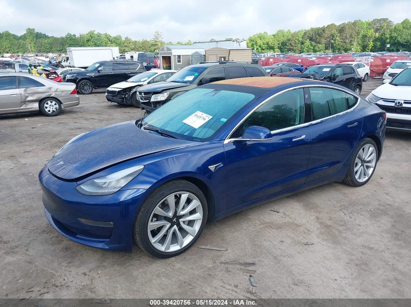 VIN 5YJ3E1EB0JF146383 2018 TESLA MODEL 3
