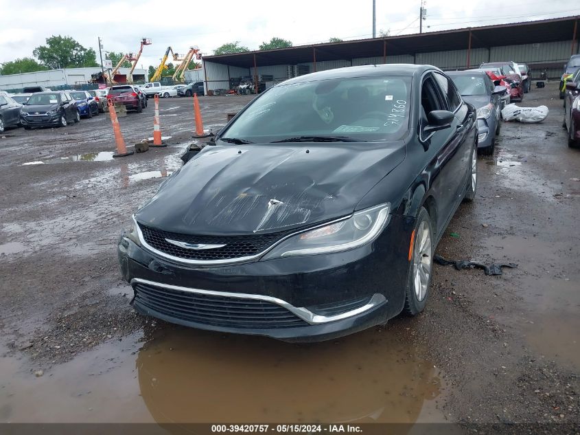 2015 Chrysler 200 Limited VIN: 1C3CCCAB5FN714860 Lot: 39420757