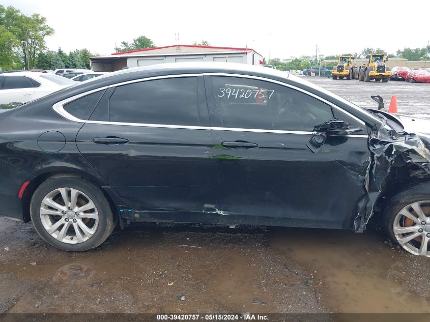 2015 Chrysler 200 Limited VIN: 1C3CCCAB5FN714860 Lot: 39420757