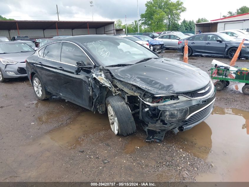 2015 Chrysler 200 Limited VIN: 1C3CCCAB5FN714860 Lot: 39420757