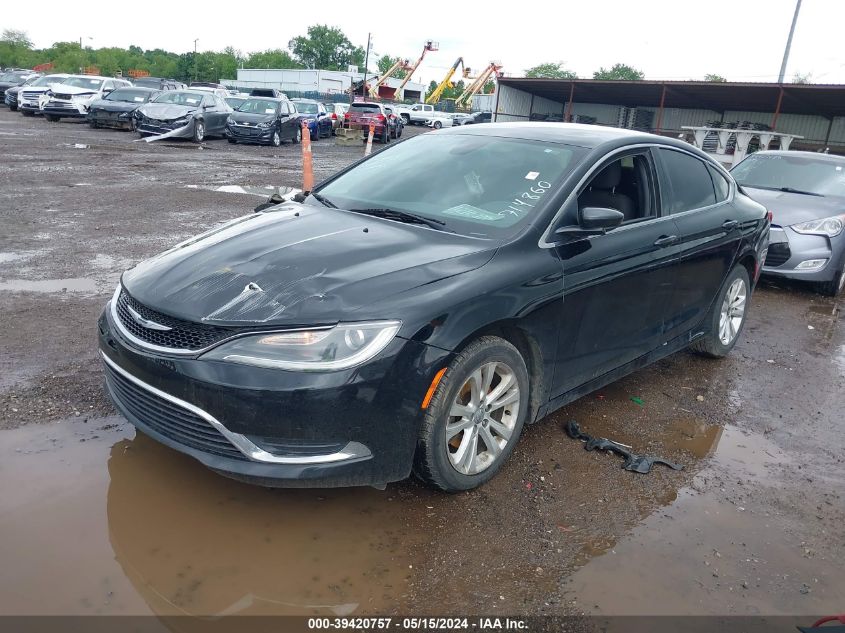 2015 Chrysler 200 Limited VIN: 1C3CCCAB5FN714860 Lot: 39420757