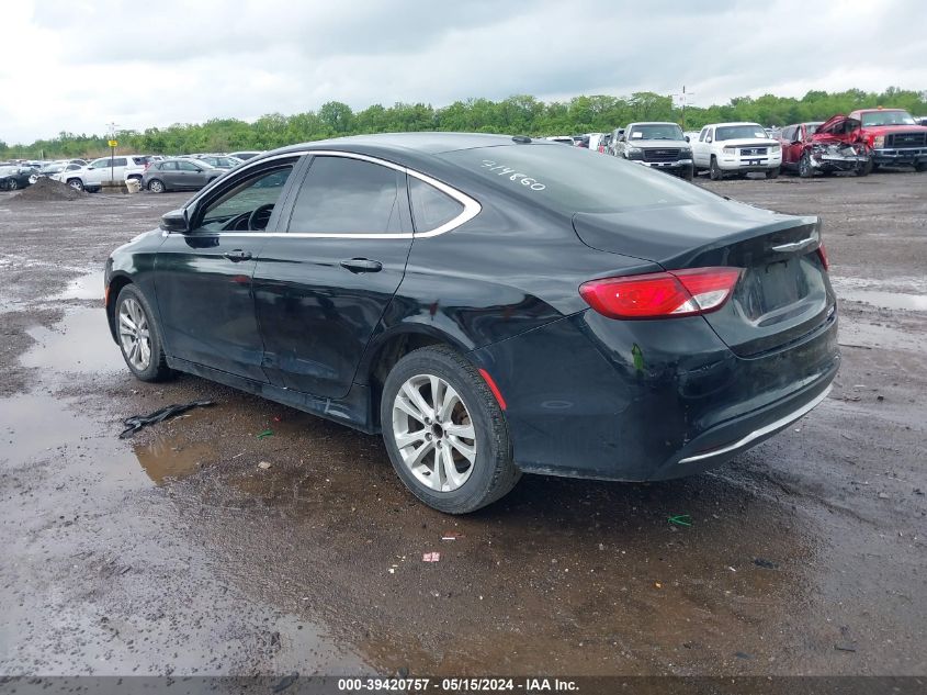 2015 Chrysler 200 Limited VIN: 1C3CCCAB5FN714860 Lot: 39420757