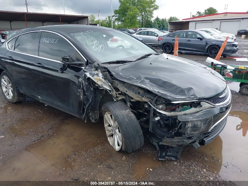 2015 Chrysler 200 Limited VIN: 1C3CCCAB5FN714860 Lot: 39420757