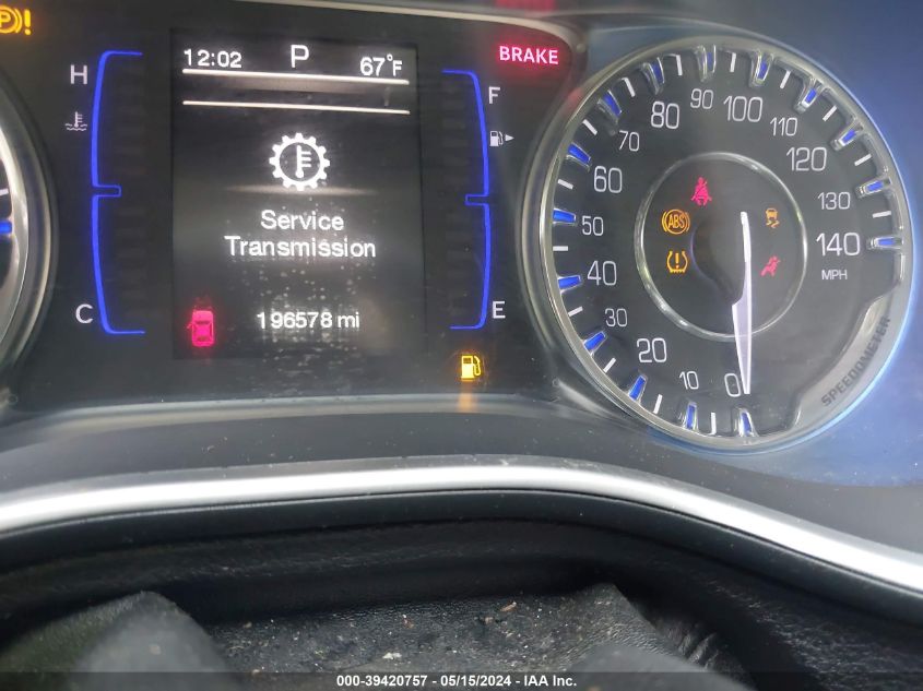 2015 Chrysler 200 Limited VIN: 1C3CCCAB5FN714860 Lot: 39420757