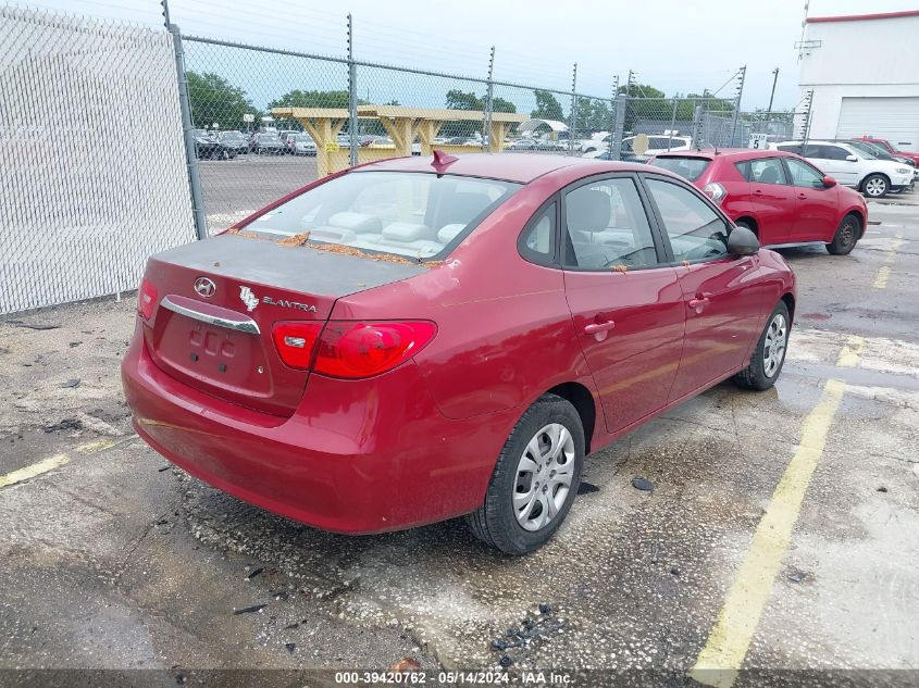 2010 Hyundai Elantra Gls VIN: KMHDU4AD4AU178207 Lot: 39420762