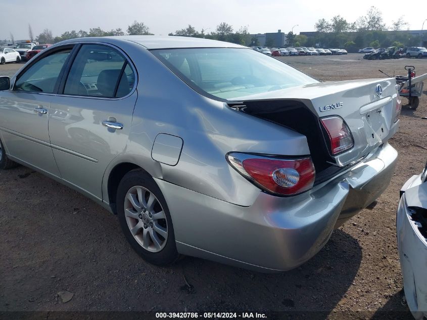 2004 Lexus Es 330 VIN: JTHBA30G845048955 Lot: 39420786