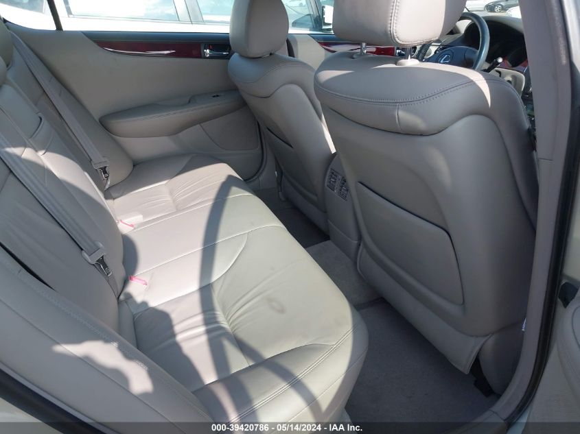 2004 Lexus Es 330 VIN: JTHBA30G845048955 Lot: 39420786