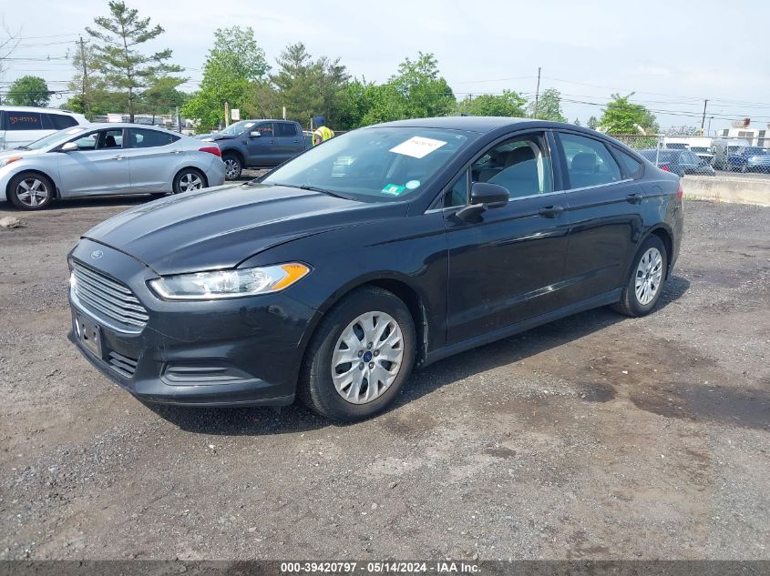 2013 FORD FUSION S - 3FA6P0G74DR138242