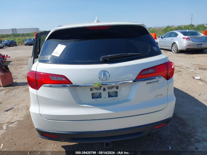 2013 Acura Rdx VIN: 5J8TB4H59DL018596 Lot: 39420799