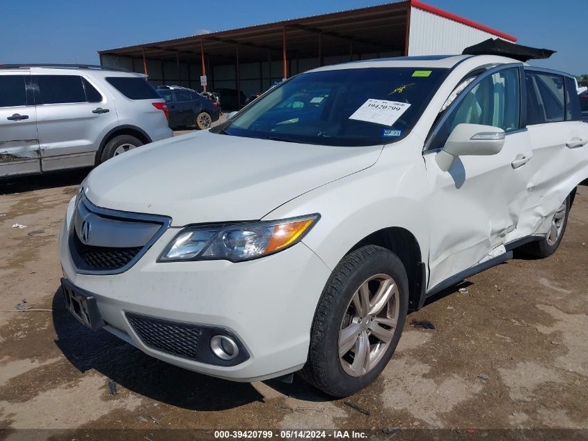 2013 Acura Rdx VIN: 5J8TB4H59DL018596 Lot: 39420799