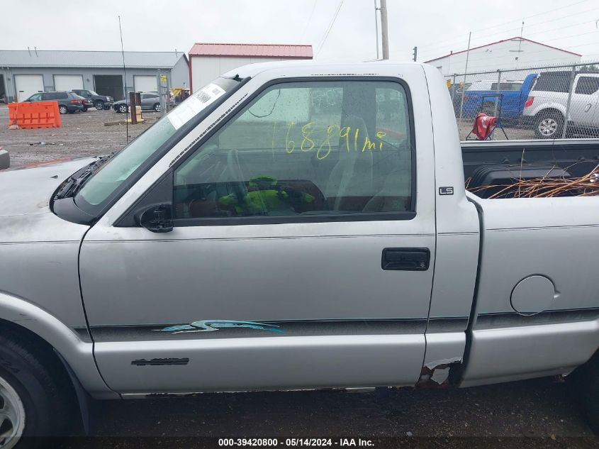 1996 Chevrolet S Truck S10 VIN: 1GCCS14X6T8166047 Lot: 39420800