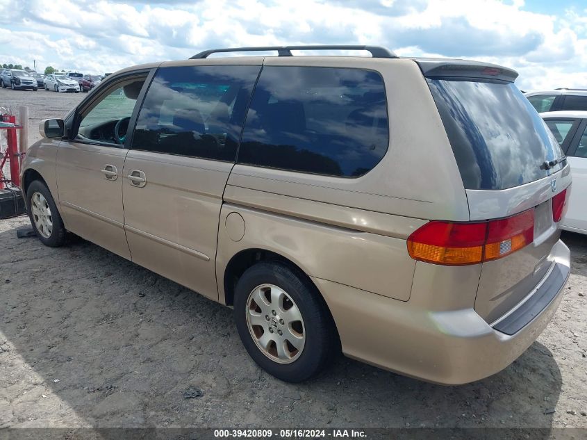 2002 Honda Odyssey Ex-L VIN: 2HKRL18052H549692 Lot: 39420809