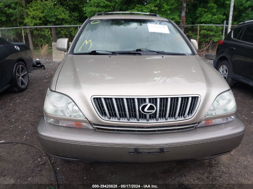 2001 Lexus Rx 300 VIN: JTJHF10U010212504 Lot: 39420828