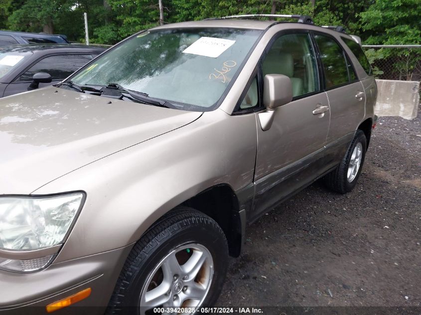 2001 Lexus Rx 300 VIN: JTJHF10U010212504 Lot: 39420828