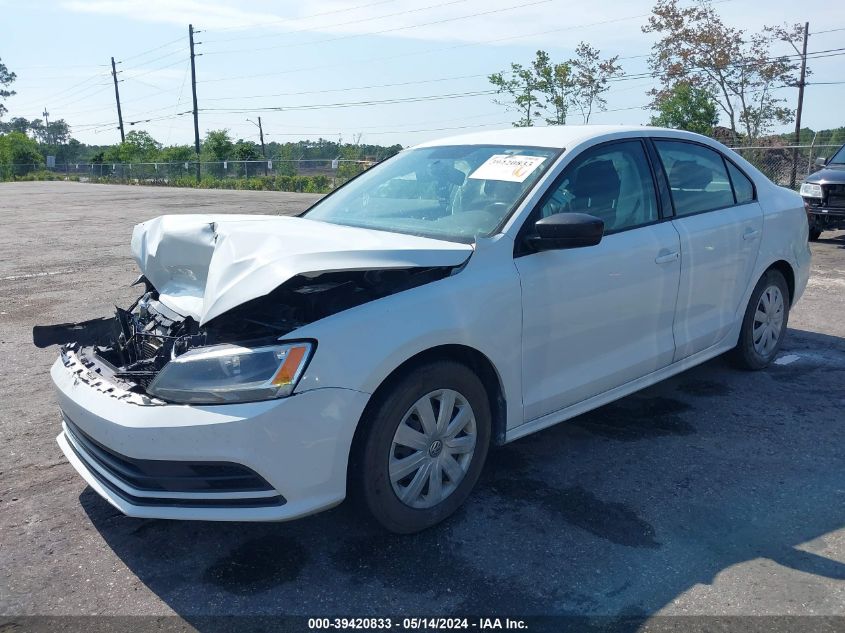 2016 Volkswagen Jetta 1.4T S VIN: 3VW267AJ9GM393458 Lot: 39420833