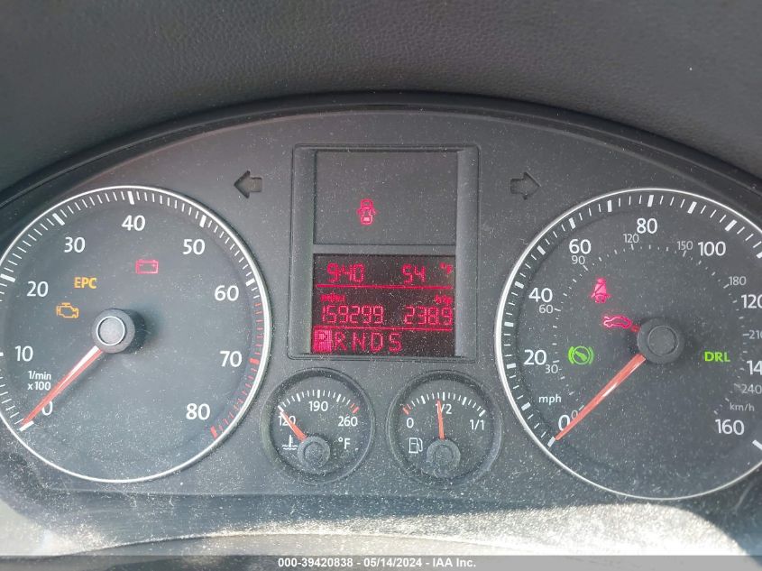 2008 Volkswagen Jetta Se/Sel VIN: 3VWRM71K98M153809 Lot: 39420838