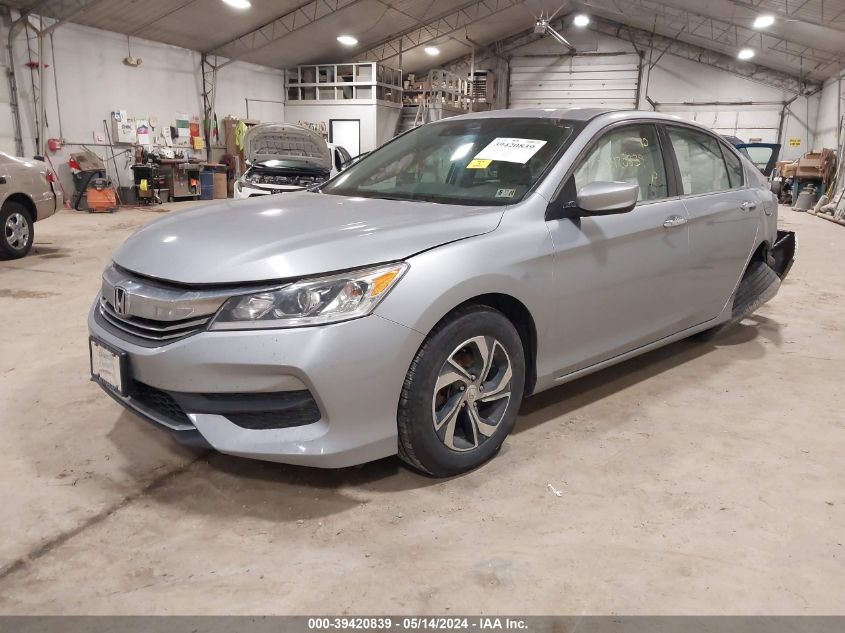 2017 Honda Accord Lx VIN: 1HGCR2F40HA105170 Lot: 39420839