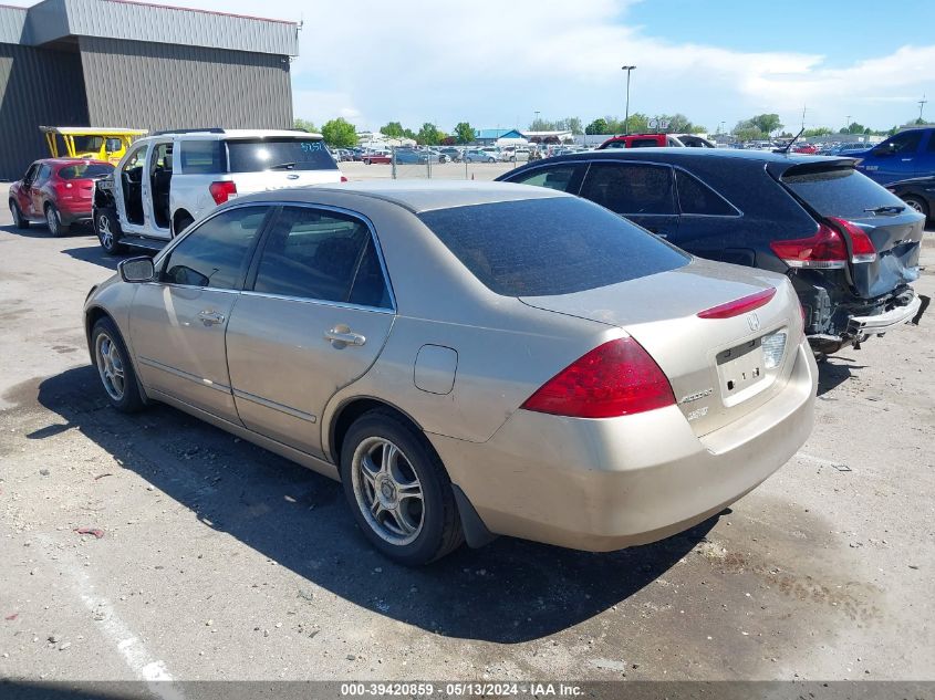 2007 Honda Accord 2.4 Ex VIN: 1HGCM56797A120288 Lot: 39420859