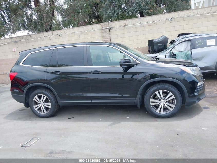 2017 Honda Pilot Ex-L VIN: 5FNYF5H57HB021407 Lot: 39420863