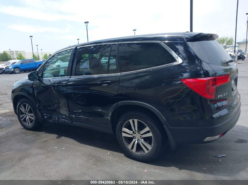 2017 Honda Pilot Ex-L VIN: 5FNYF5H57HB021407 Lot: 39420863