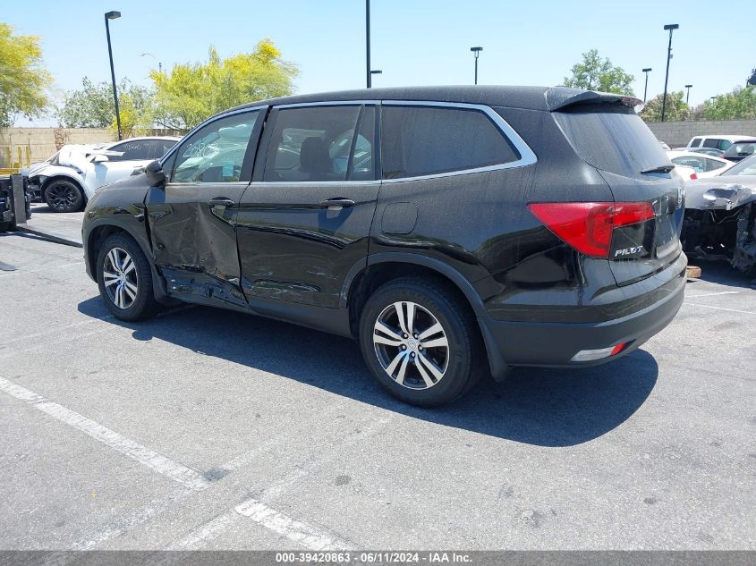 2017 Honda Pilot Ex-L VIN: 5FNYF5H57HB021407 Lot: 39420863