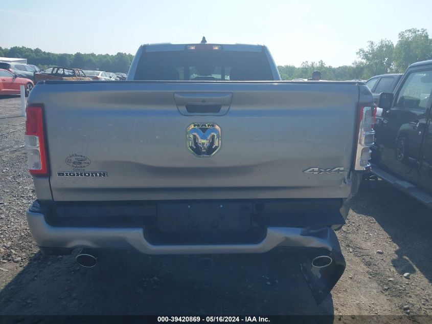 2022 Ram 1500 Big Horn Quad Cab 4X4 6'4 Box VIN: 1C6SRFBT5NN163074 Lot: 39420869