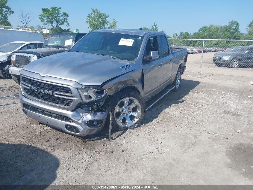 2022 Ram 1500 Big Horn Quad Cab 4X4 6'4 Box VIN: 1C6SRFBT5NN163074 Lot: 39420869