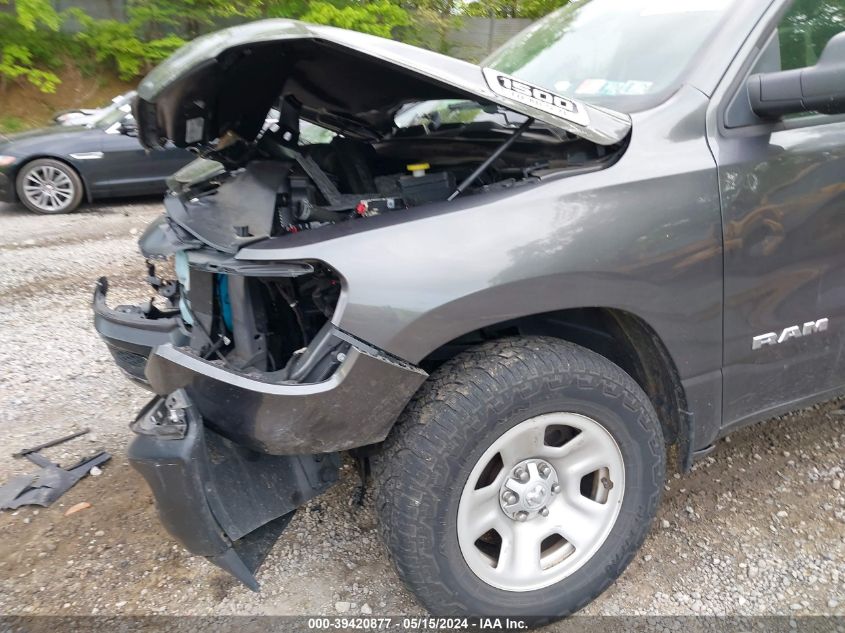 2019 Ram 1500 Tradesman Quad Cab 4X4 6'4 Box VIN: 1C6SRFCT1KN577561 Lot: 39420877