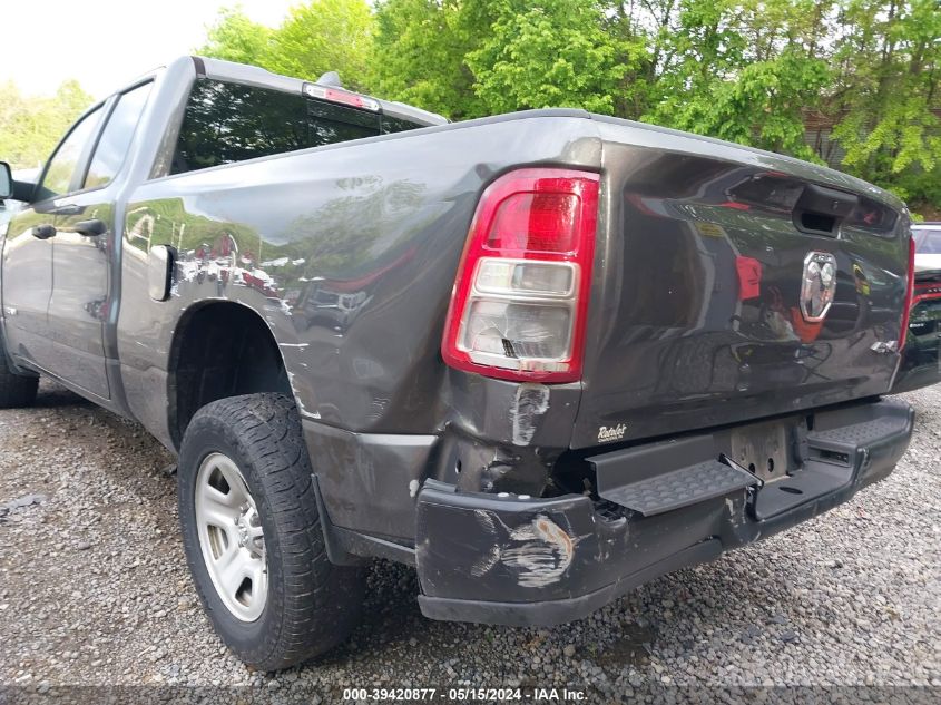 2019 Ram 1500 Tradesman Quad Cab 4X4 6'4 Box VIN: 1C6SRFCT1KN577561 Lot: 39420877