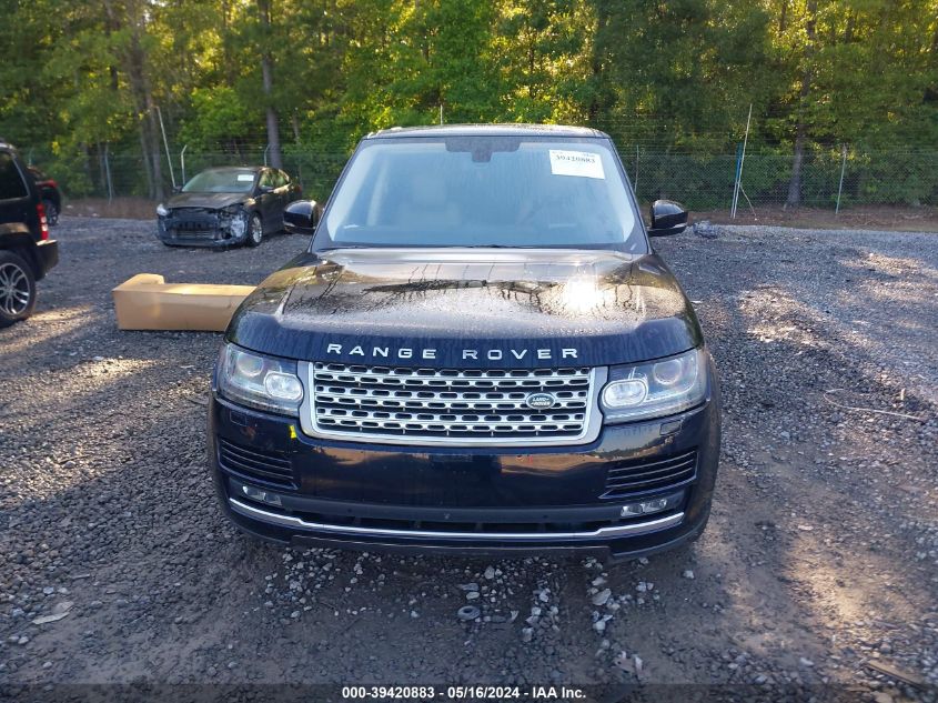 2016 Land Rover Range Rover 5.0L V8 Supercharged VIN: SALGS3EF0GA257261 Lot: 39420883