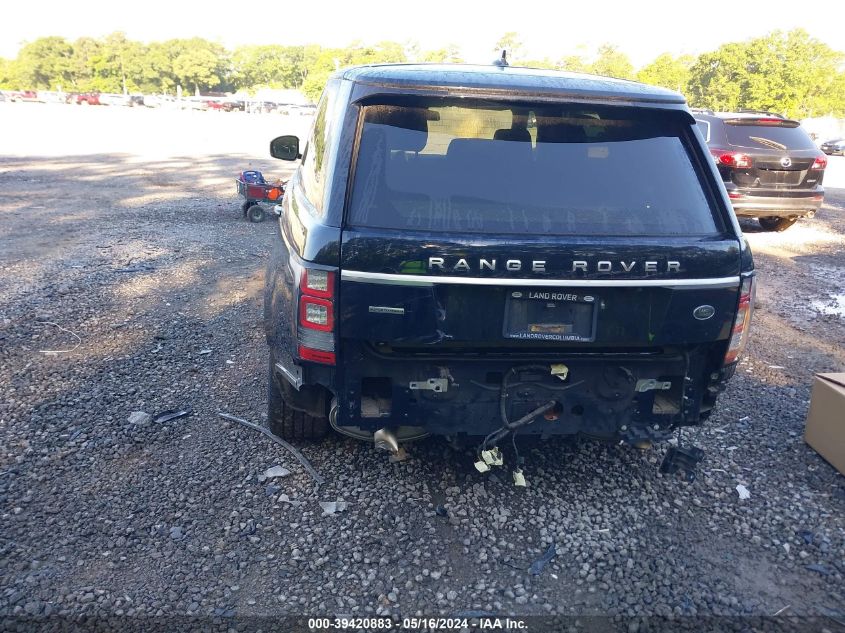 2016 Land Rover Range Rover 5.0L V8 Supercharged VIN: SALGS3EF0GA257261 Lot: 39420883