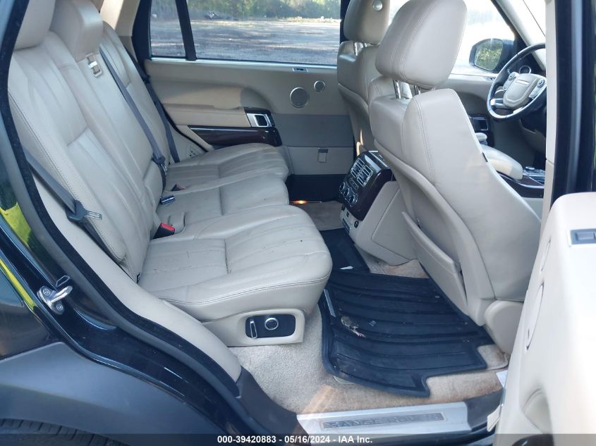 2016 Land Rover Range Rover 5.0L V8 Supercharged VIN: SALGS3EF0GA257261 Lot: 39420883