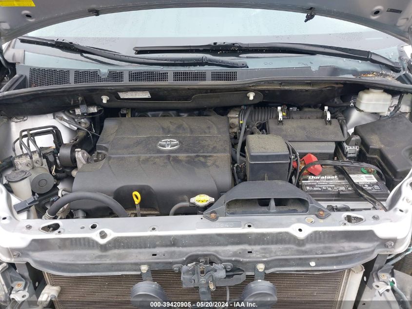 2012 Toyota Sienna Le V6 8 Passenger VIN: 5TDKK3DC8CS256221 Lot: 39420905