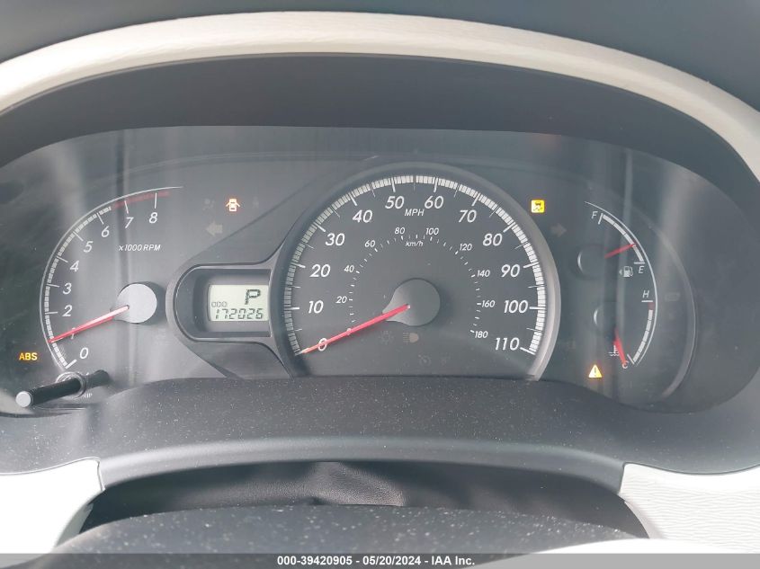 2012 Toyota Sienna Le V6 8 Passenger VIN: 5TDKK3DC8CS256221 Lot: 39420905