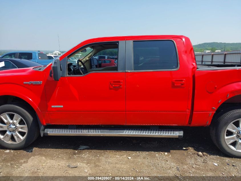 2012 Ford F-150 Lariat VIN: 1FTFW1ET3CFC95968 Lot: 39420907