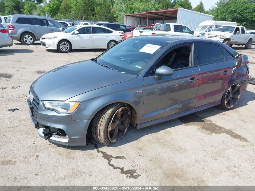 2016 Audi A3 2.0T Premium VIN: WAUB8GFF8G1043296 Lot: 39420925