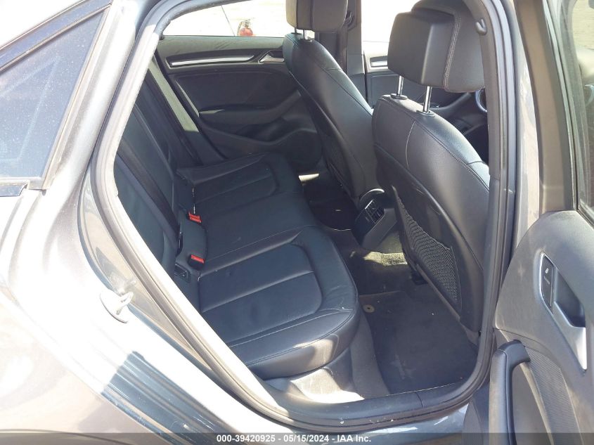 2016 Audi A3 2.0T Premium VIN: WAUB8GFF8G1043296 Lot: 39420925