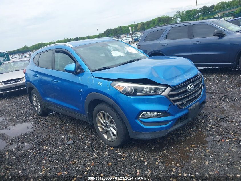 2016 Hyundai Tucson Se VIN: KM8J3CA43GU242889 Lot: 39420939