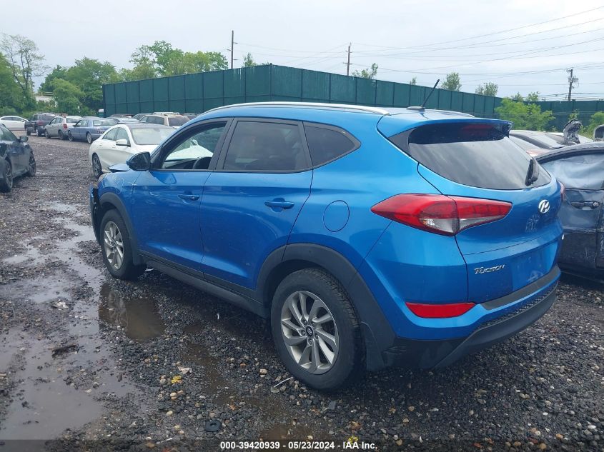 2016 Hyundai Tucson Se VIN: KM8J3CA43GU242889 Lot: 39420939