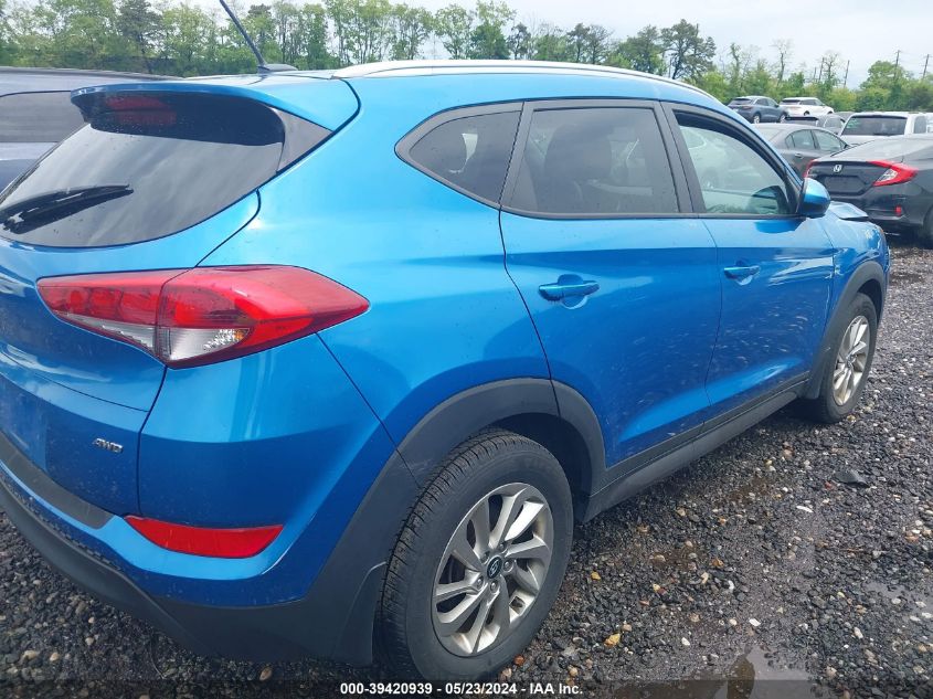 2016 Hyundai Tucson Se VIN: KM8J3CA43GU242889 Lot: 39420939