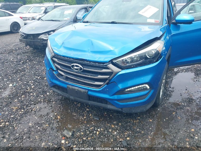 2016 Hyundai Tucson Se VIN: KM8J3CA43GU242889 Lot: 39420939