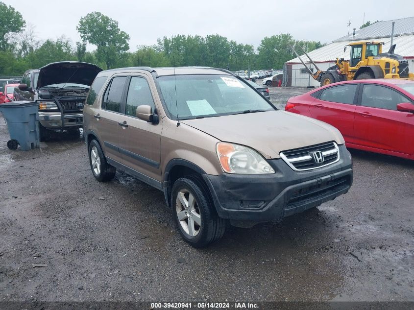 2002 Honda Cr-V Ex VIN: JHLRD78842C090093 Lot: 39420941