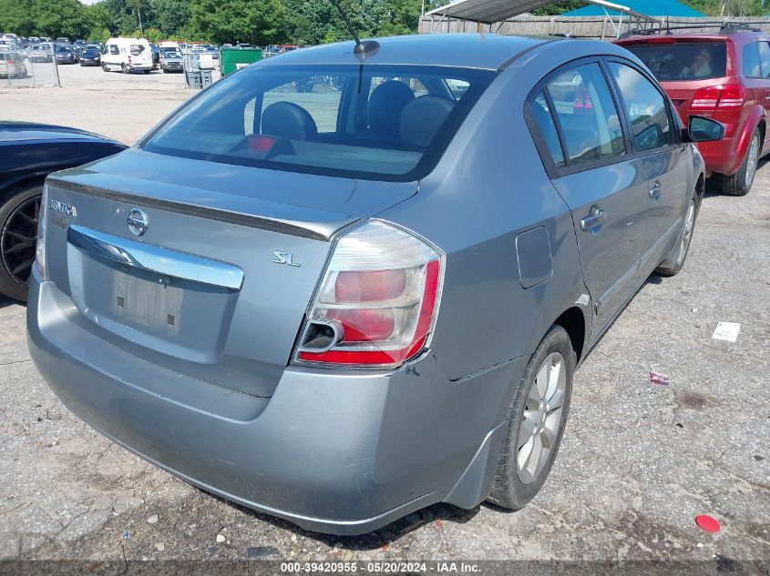 2010 Nissan Sentra 2.0Sl VIN: 3N1AB6AP8AL725219 Lot: 39420955