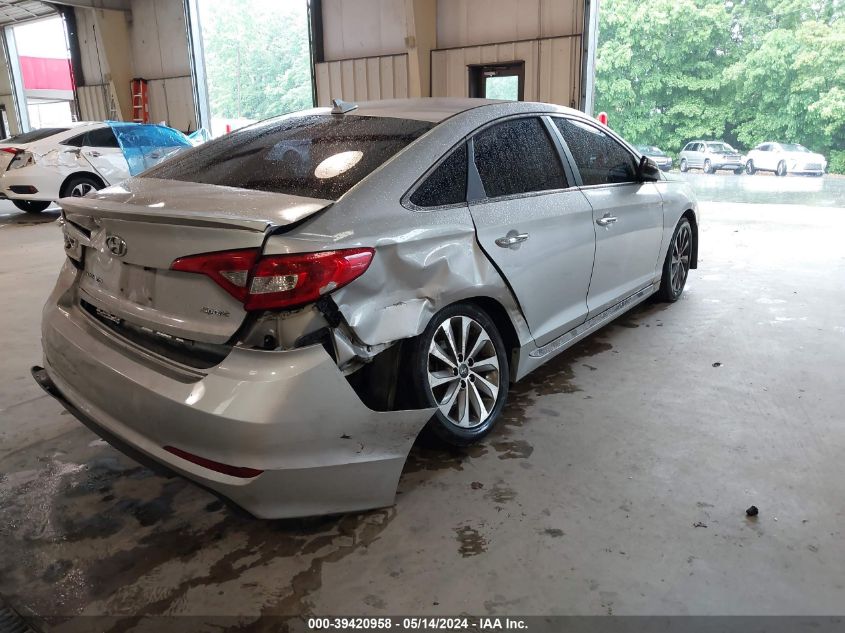 2015 Hyundai Sonata Sport VIN: 5NPE34AF0FH105740 Lot: 39420958