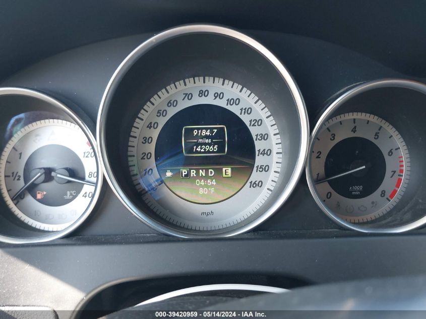 2012 Mercedes-Benz C 250 Luxury/Sport VIN: WDDGF4HB4CR237011 Lot: 39420959