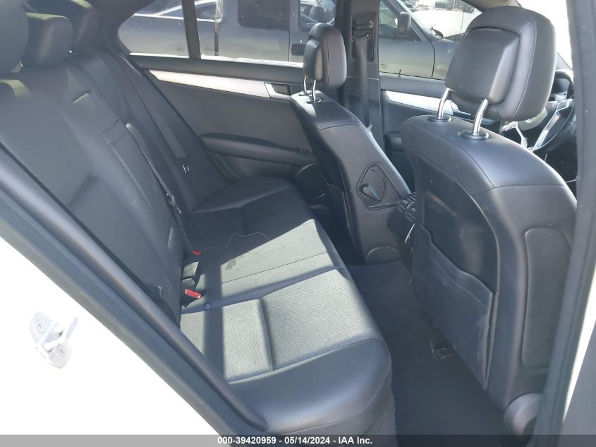 2012 Mercedes-Benz C 250 Luxury/Sport VIN: WDDGF4HB4CR237011 Lot: 39420959